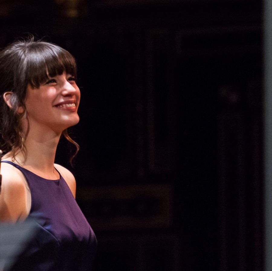 Goda Sára hárfa diplomakoncertje