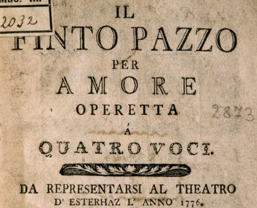 Dittersdorf: A szerelem színlelt bolondja